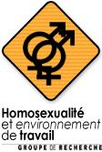 Logo Homosexualit et environnement de travail