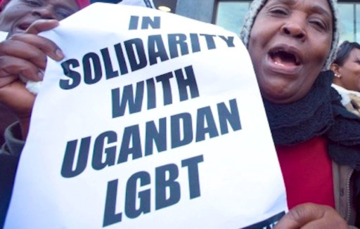 In solidarity with Ugandan LGBT